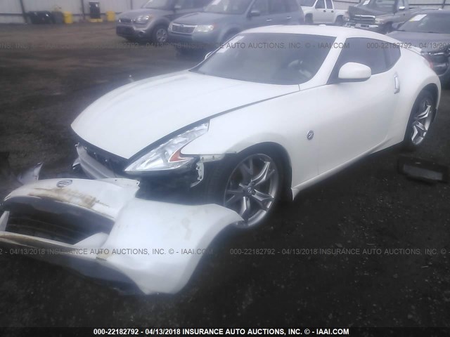 JN1AZ4EH7BM554408 - 2011 NISSAN 370Z TOURING/NISMO WHITE photo 2