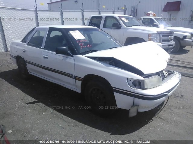 4S3BC6320N9610368 - 1992 SUBARU LEGACY L WHITE photo 1