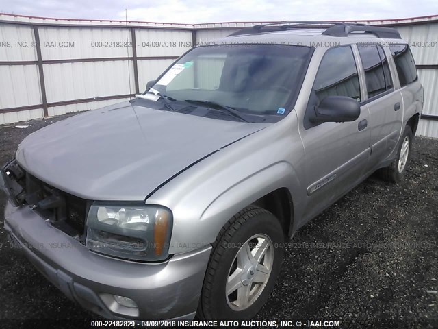 1GNET16S636178323 - 2003 CHEVROLET TRAILBLAZER EXT GRAY photo 2