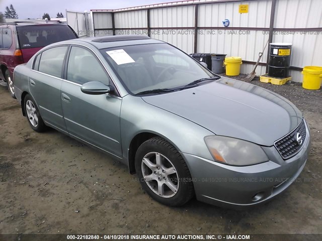 1N4AL11D36N305237 - 2006 NISSAN ALTIMA S/SL GREEN photo 1