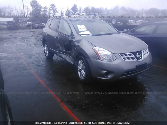 JN8AS5MT2CW604445 - 2012 NISSAN ROGUE S/SV SILVER photo 1