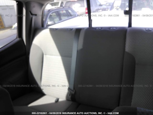 3TMJU4GN0FM192320 - 2015 TOYOTA TACOMA DOUBLE CAB PRERUNNER WHITE photo 8