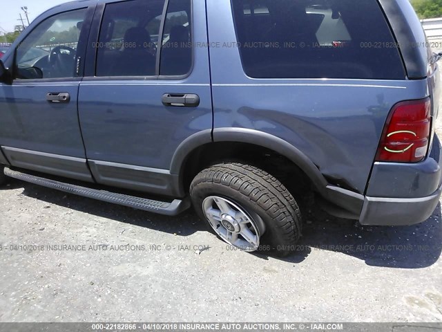1FMZU73E93ZA47843 - 2003 FORD EXPLORER XLT/XLT SPORT/NBX 蓝色 照片 6