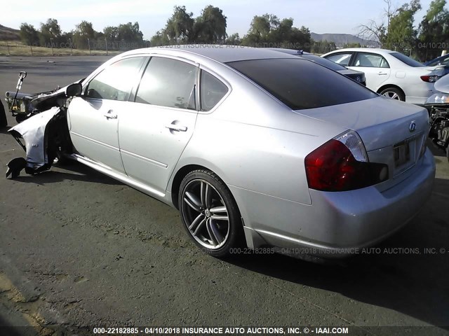 JNKBY01E77M404118 - 2007 INFINITI M45 SPORT SILVER photo 3