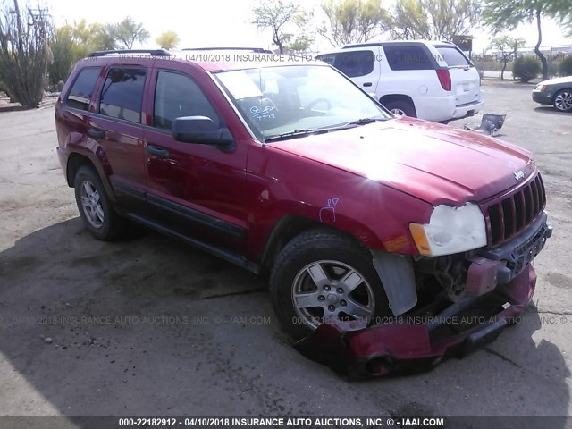 1J4GS48K45C569455 - 2005 JEEP GRAND CHEROKEE LAREDO/COLUMBIA/FREEDOM 红色 照片 1