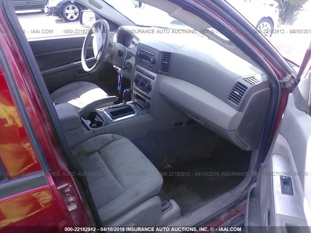 1J4GS48K45C569455 - 2005 JEEP GRAND CHEROKEE LAREDO/COLUMBIA/FREEDOM 红色 照片 5