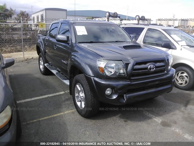 3TMJU4GN7AM092367 - 2010 TOYOTA TACOMA DOUBLE CAB PRERUNNER GRAY photo 1