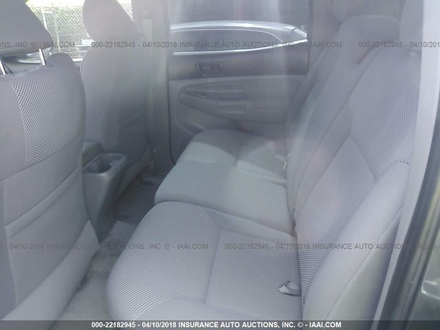 3TMJU4GN7AM092367 - 2010 TOYOTA TACOMA DOUBLE CAB PRERUNNER GRAY photo 8