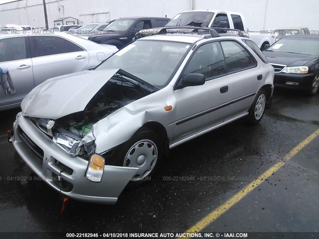 JF1GF4359XG814750 - 1999 SUBARU IMPREZA L GRAY photo 2