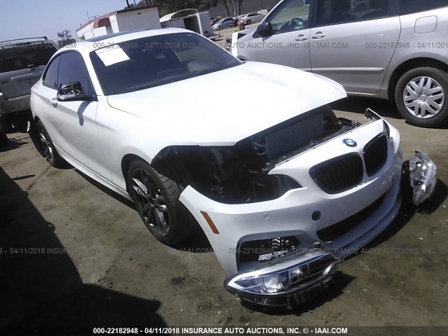 WBA1J7C56FV358973 - 2015 BMW M235I WHITE photo 1