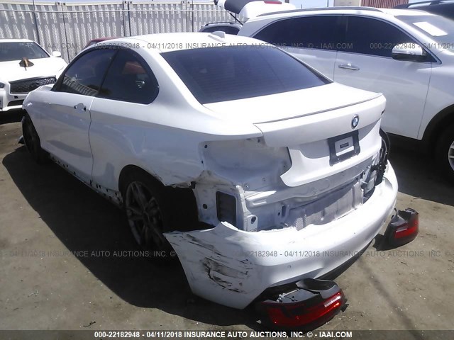 WBA1J7C56FV358973 - 2015 BMW M235I WHITE photo 3