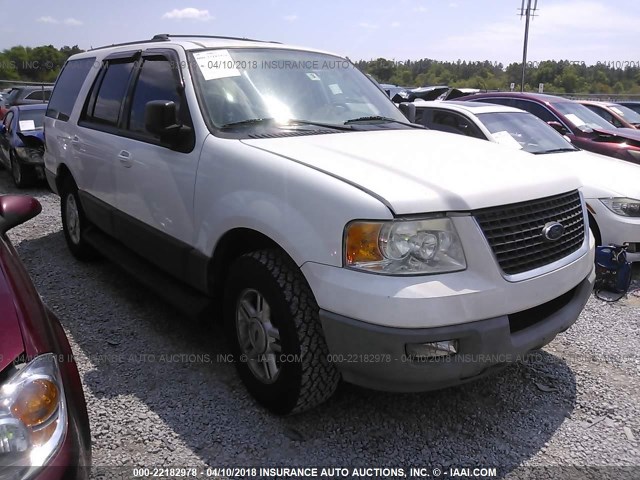 1FMPU15L23LC43948 - 2003 FORD EXPEDITION XLT WHITE photo 1