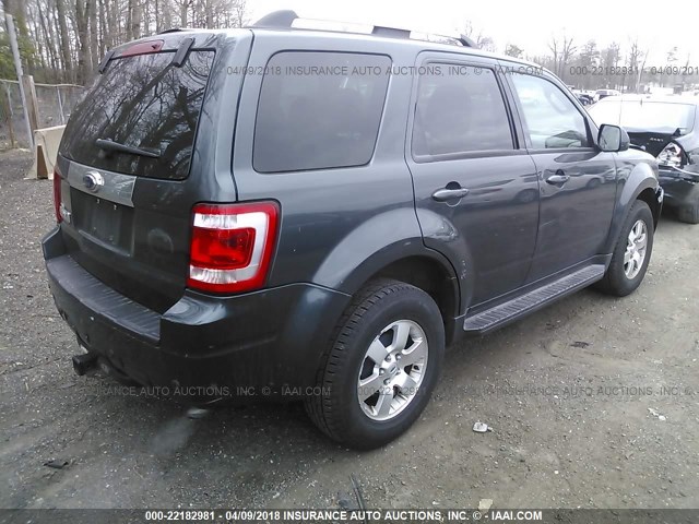 1FMCU04G99KA93915 - 2009 FORD ESCAPE LIMITED GRAY photo 4