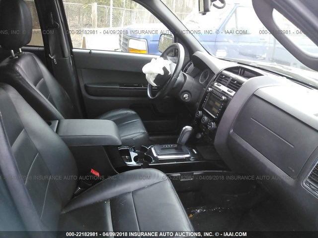 1FMCU04G99KA93915 - 2009 FORD ESCAPE LIMITED GRAY photo 5