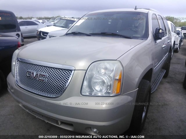 1GKFK63808J114499 - 2008 GMC YUKON DENALI TAN photo 2