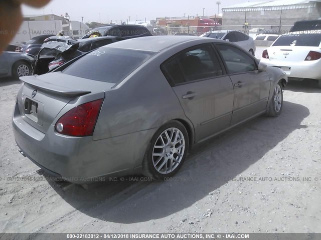 1N4BA41EX7C864754 - 2007 NISSAN MAXIMA SE/SL BEIGE photo 4