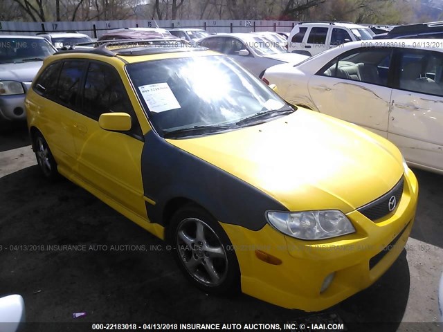 JM1BJ246721503313 - 2002 MAZDA PROTEGE PR5 黄色 照片 1