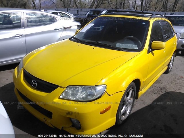 JM1BJ246721503313 - 2002 MAZDA PROTEGE PR5 黄色 照片 2