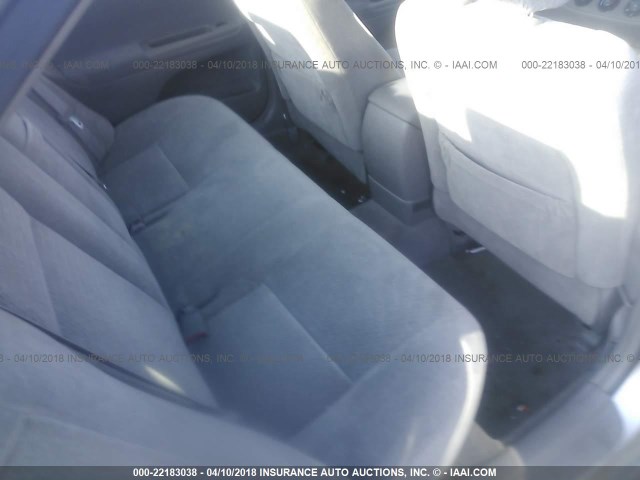4T1BE32K24U916909 - 2004 TOYOTA CAMRY LE/XLE/SE SILVER photo 8