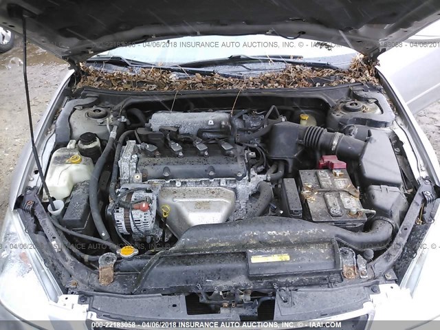 1N4AL11D82C273052 - 2002 NISSAN ALTIMA S/SL SILVER photo 10