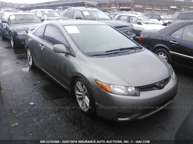 2HGFG21566H711719 - 2006 HONDA CIVIC SI GRAY photo 1