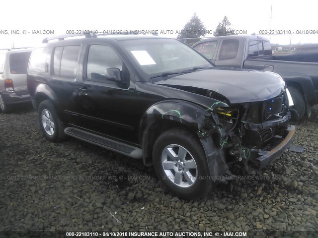 5N1AR18B09C603432 - 2009 NISSAN PATHFINDER S/LE/SE BLACK photo 1