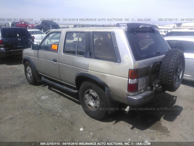 JN8HD17Y7SW002521 - 1995 NISSAN PATHFINDER LE/SE/XE GOLD photo 3