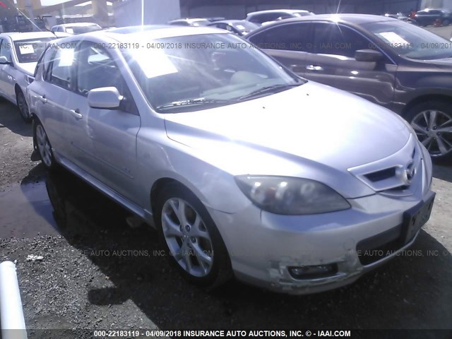 JM1BK344371676125 - 2007 MAZDA 3 HATCHBACK SILVER photo 1