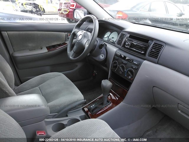 1NXBR32E43Z052619 - 2003 TOYOTA COROLLA CE/LE/S GRAY photo 5