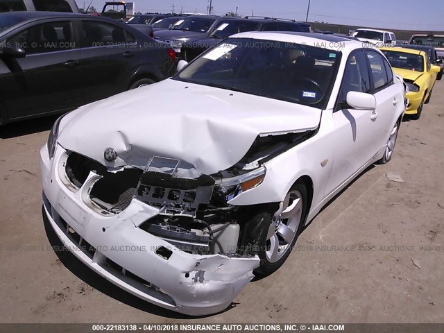 WBANA53524B167782 - 2004 BMW 525 I WHITE photo 2