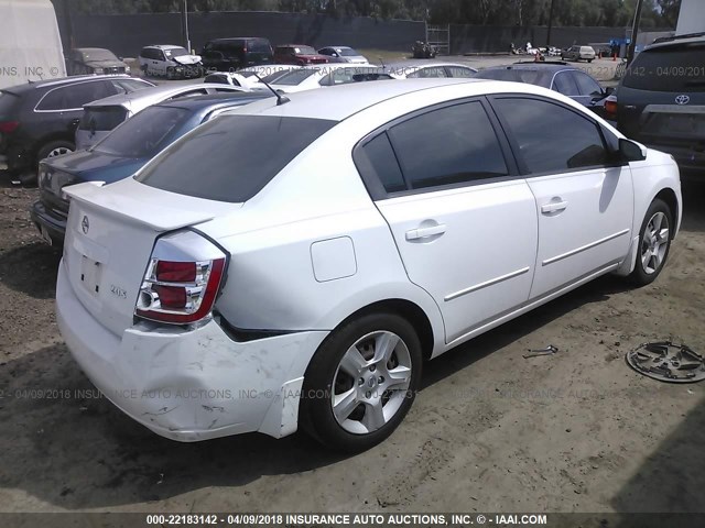 3N1AB61E37L720985 - 2007 NISSAN SENTRA 2.0/2.0S/2.0SL WHITE photo 4