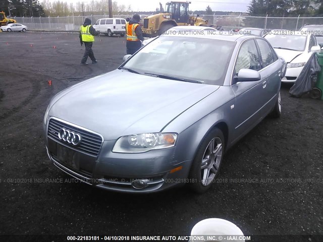 WAUDF78E57A196589 - 2007 AUDI A4 2.0T QUATTRO GRAY photo 2