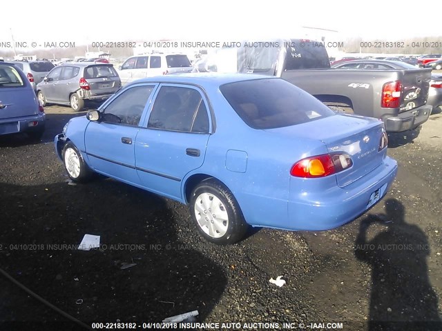 2T1BR12E1WC099620 - 1998 TOYOTA COROLLA VE/CE/LE BLUE photo 3