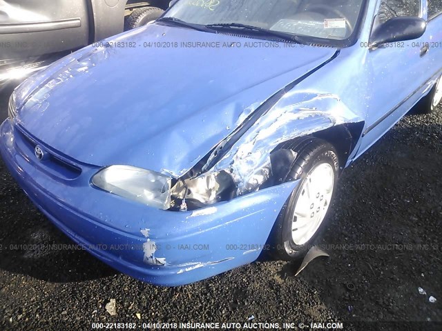 2T1BR12E1WC099620 - 1998 TOYOTA COROLLA VE/CE/LE 蓝色 照片 6