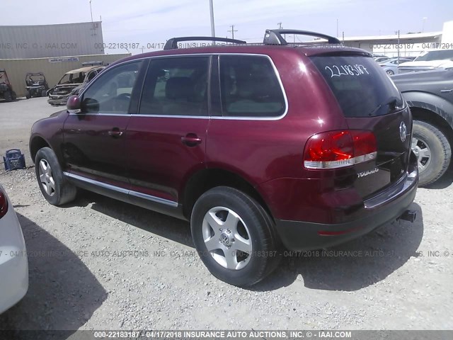 WVGBC67L14D034753 - 2004 VOLKSWAGEN TOUAREG 3.2 RED photo 3