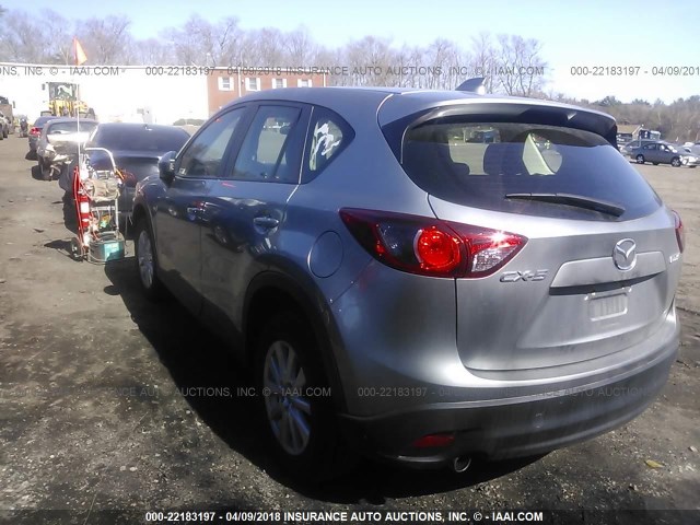 JM3KE2BE9E0323380 - 2014 MAZDA CX-5 SPORT GRAY photo 3