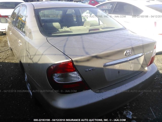 4T1BE32K43U718072 - 2003 TOYOTA CAMRY LE/XLE/SE Алтын фото 3