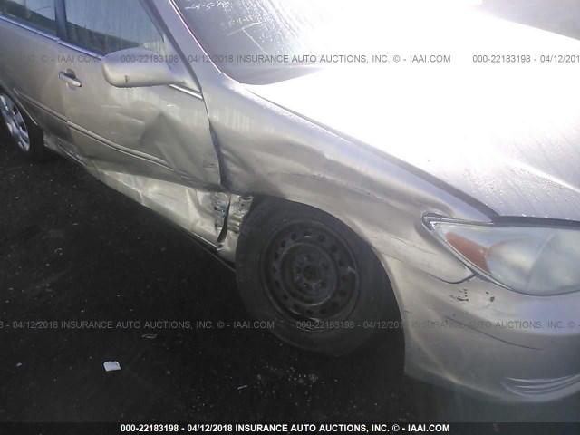 4T1BE32K43U718072 - 2003 TOYOTA CAMRY LE/XLE/SE Алтын фото 6