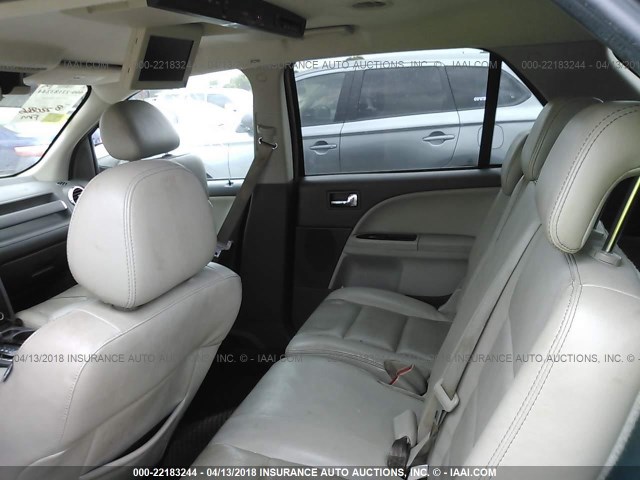 1FMDK02W68GA00872 - 2008 FORD TAURUS X SEL GRAY photo 8