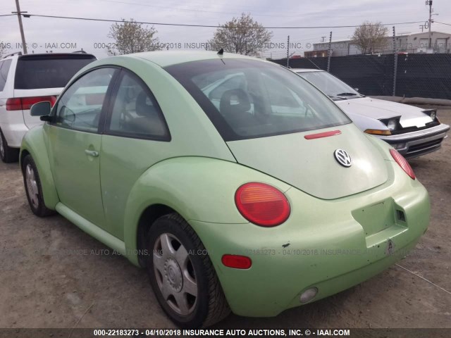 3VWBB61C2WM015262 - 1998 VOLKSWAGEN NEW BEETLE 绿色 照片 3