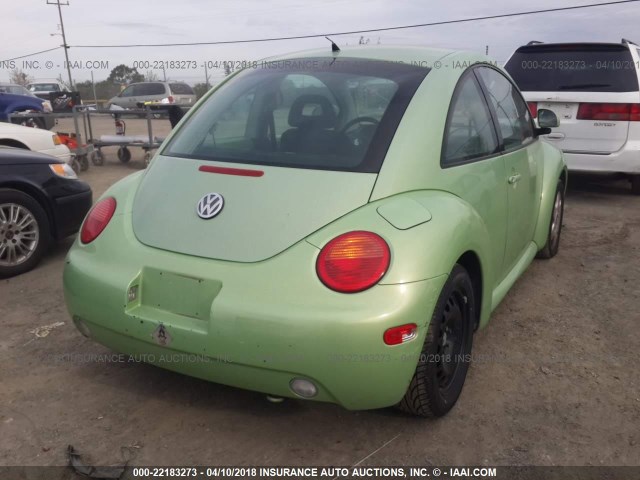 3VWBB61C2WM015262 - 1998 VOLKSWAGEN NEW BEETLE 绿色 照片 4