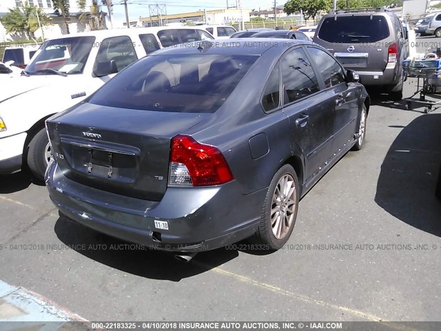 YV1MS672182365299 - 2008 VOLVO S40 T5 GRAY photo 4