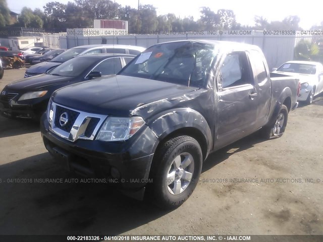 1N6BD0CT3CC420239 - 2012 NISSAN FRONTIER S/SV GRAY photo 2