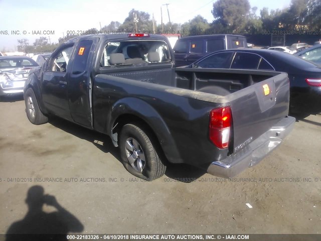 1N6BD0CT3CC420239 - 2012 NISSAN FRONTIER S/SV GRAY photo 3