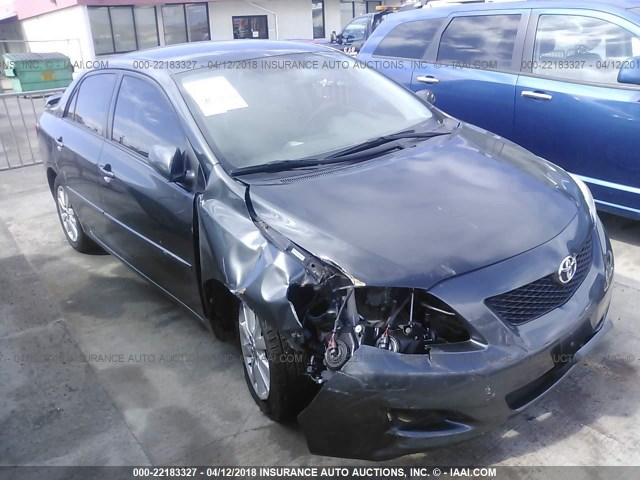 1NXBU4EE9AZ208859 - 2010 TOYOTA COROLLA S/LE/XLE GRAY photo 1