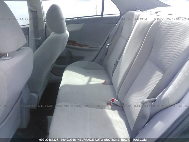 1NXBU4EE9AZ208859 - 2010 TOYOTA COROLLA S/LE/XLE GRAY photo 8