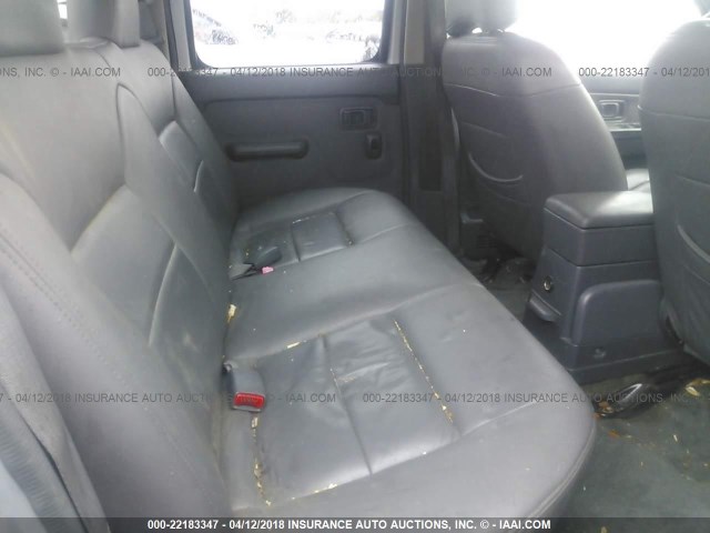 1N6ED29Y32C349943 - 2002 NISSAN FRONTIER CREW CAB XE/CREW CAB SE SILVER photo 8