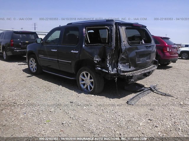 1GKFK63858J148888 - 2008 GMC YUKON DENALI GRAY photo 3