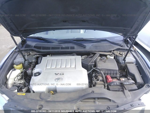 4T1BK3EK4BU628374 - 2011 TOYOTA CAMRY SE/LE/XLE GRAY photo 10