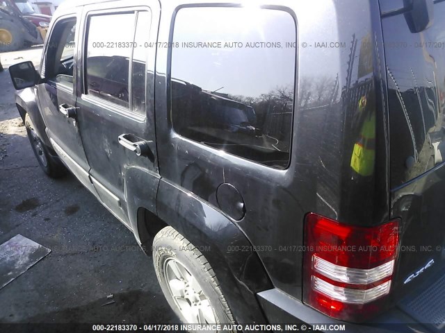 1C4PJMAK0CW139985 - 2012 JEEP LIBERTY SPORT 黑色 照片 3